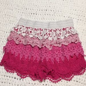 Lace shorts